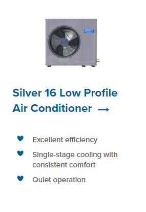 Silver 16 Low Profile Air Conditioner in Venice, FL | J & J Air Conditioning 