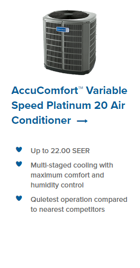 AccuComfort Variable Speed Platinum 20 Air Conditioner in Venice, FL | J & J Air Conditioning 